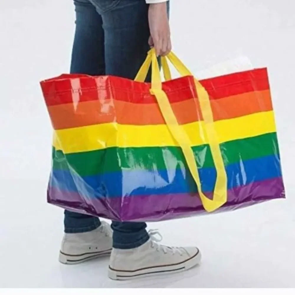 IKEA STORSTOMMA Rainbow Pride Tote